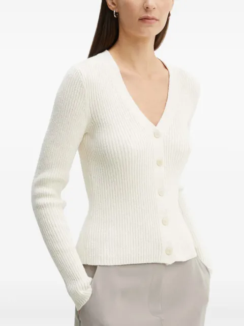 Theory button v-neck cardigan