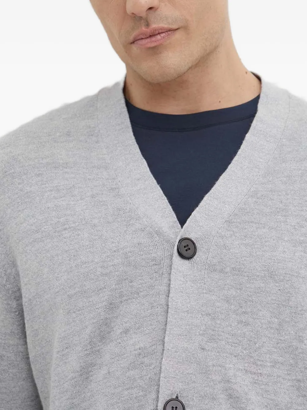 Theory Vest met knopen Grijs