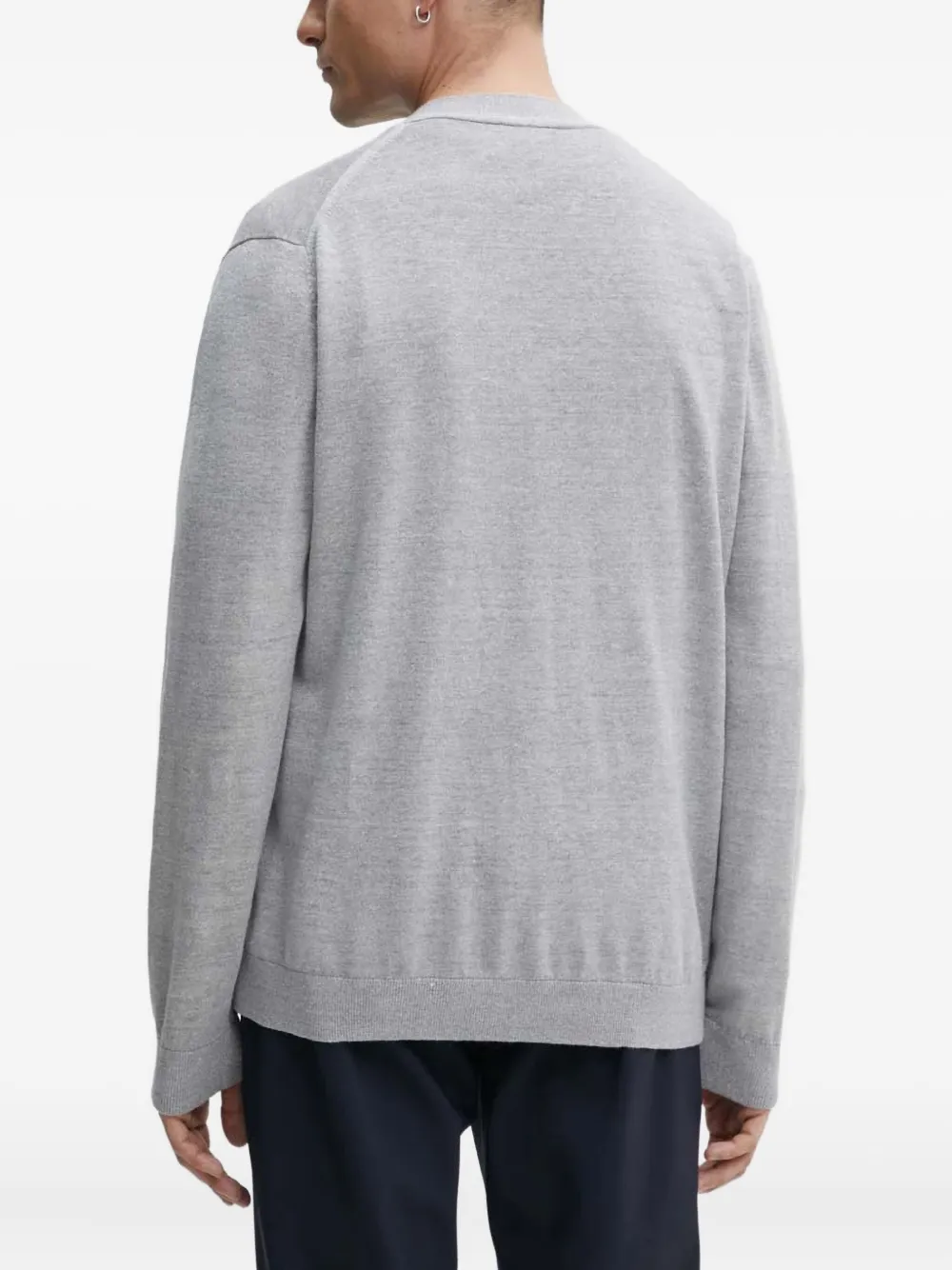 Theory Vest met knopen Grijs