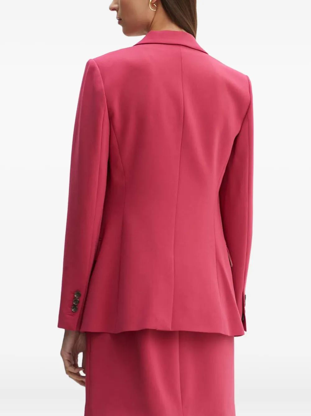 Theory Blazer met zak en knopen Roze