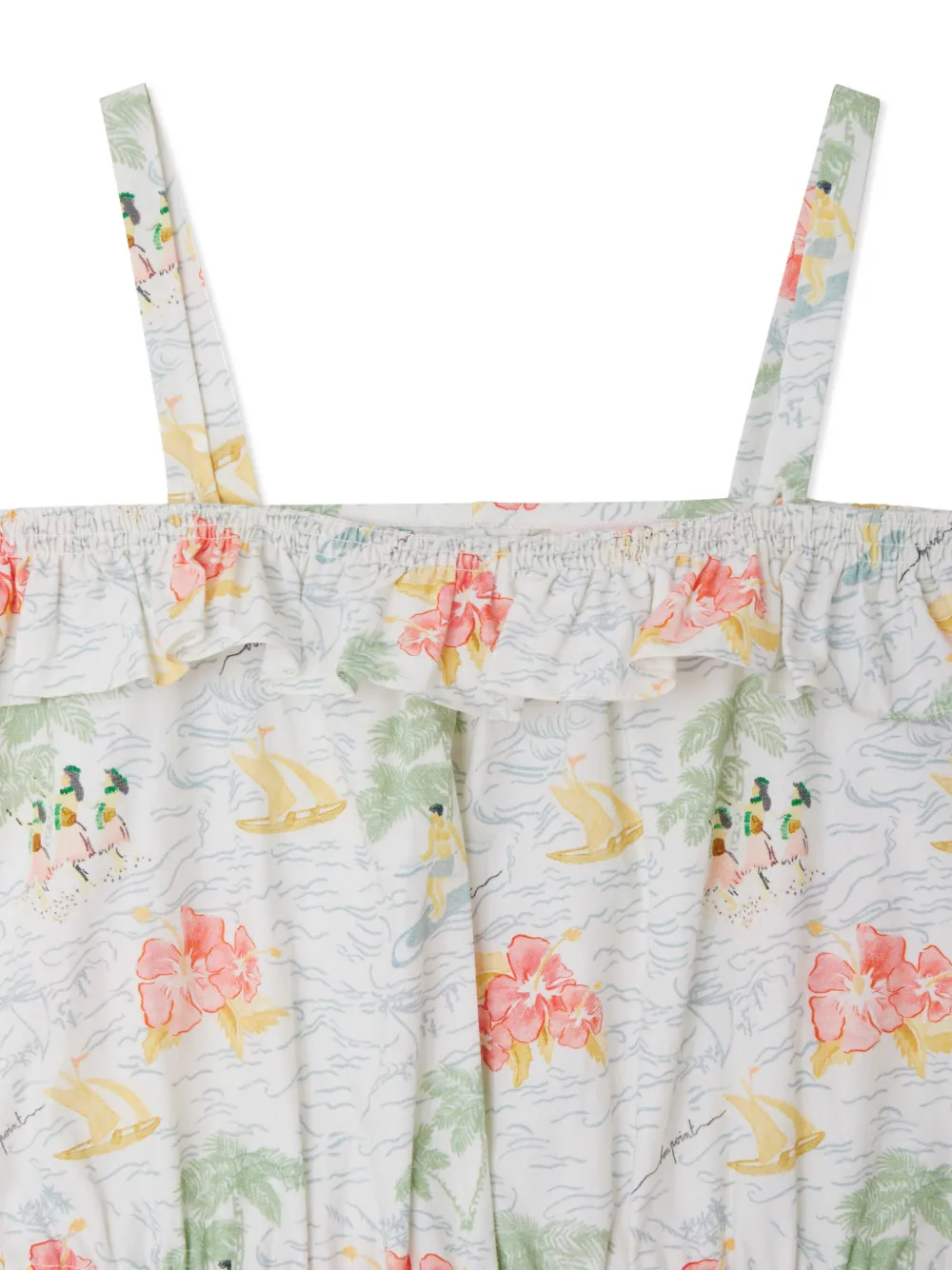 Bonpoint Agrume playsuit Blauw