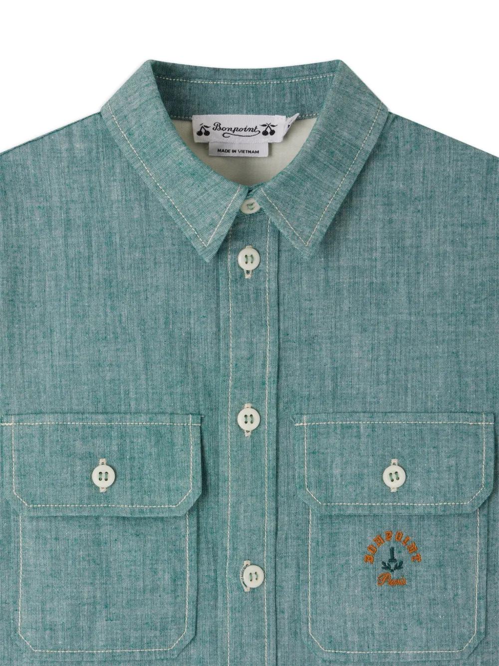 Bonpoint Eddy shirt Groen