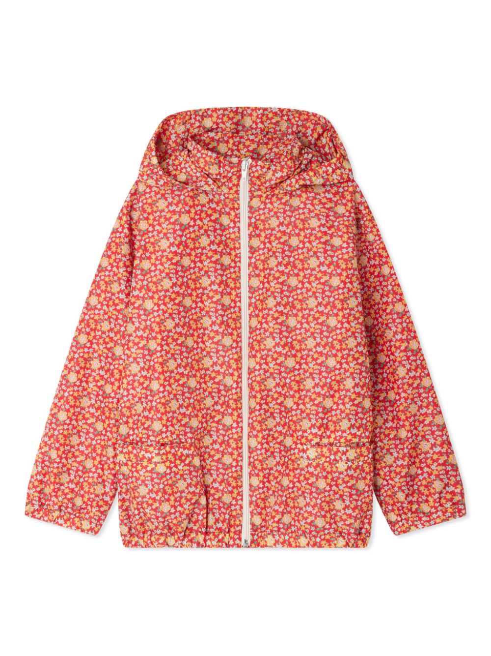 Bonpoint Eglantine hooded windbreaker - Red