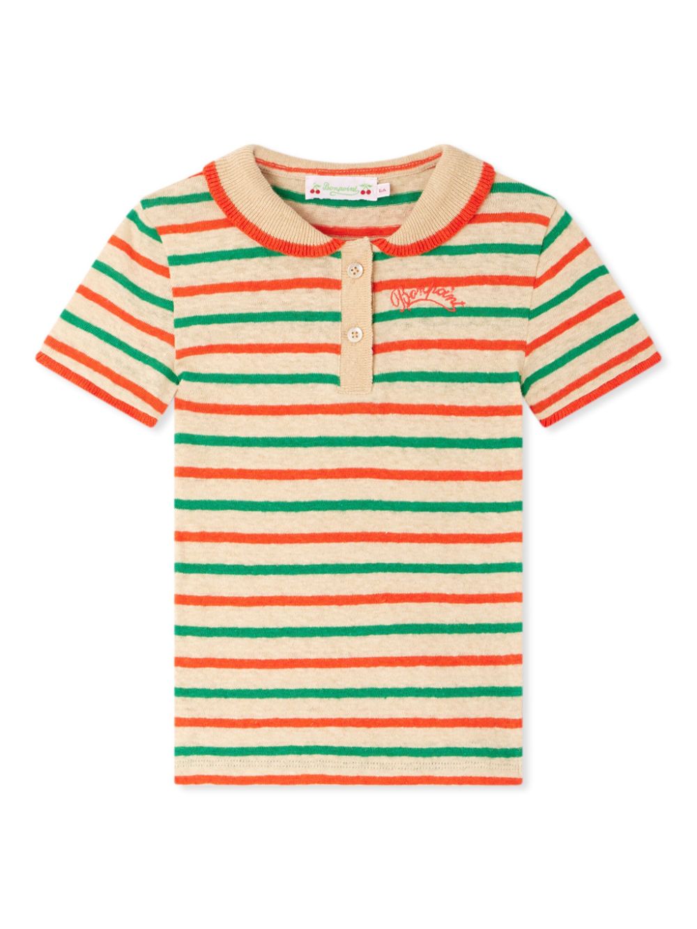 Bonpoint Edelyne polo top - Red