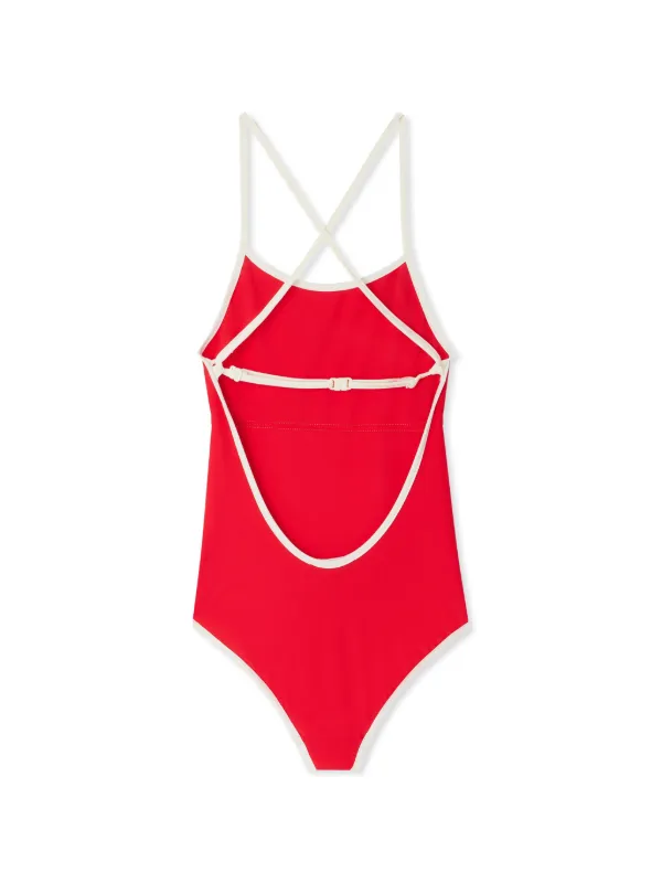 ホワイト/レッド ワンピース水着 Bonpoint Altamura 水着 | レッド | FARFETCH JP
