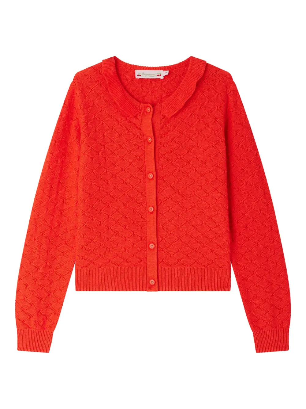 Bonpoint Emy cardigan | Red | Image 1