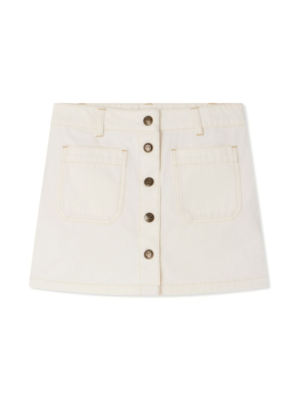 Bonpoint Elise mini-rok Beige