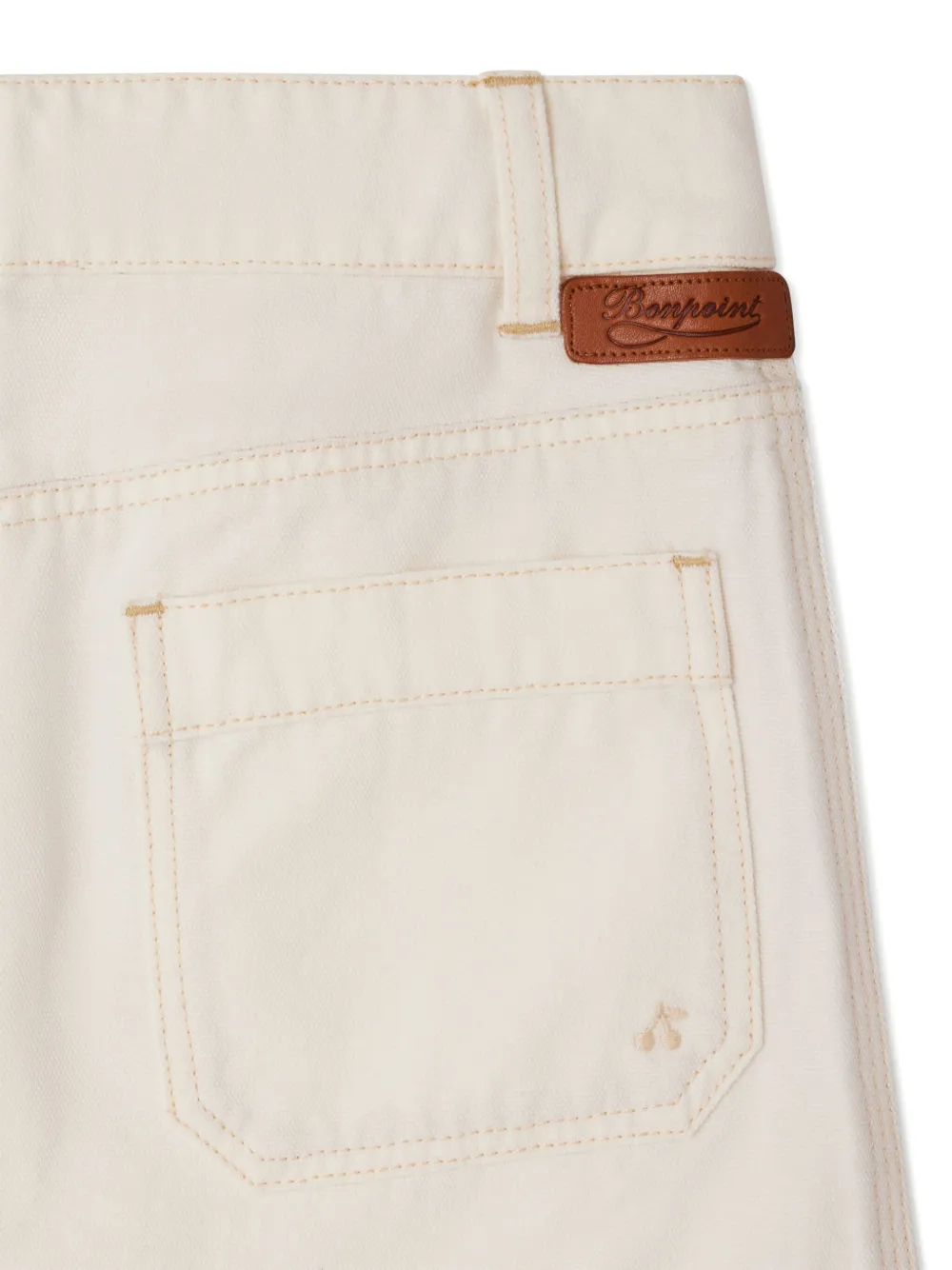 Bonpoint Elise mini-rok Beige
