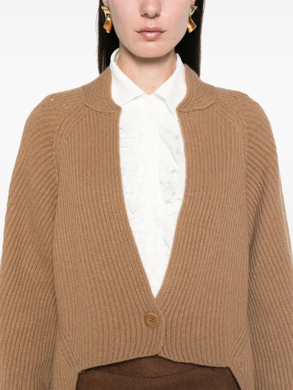 Nude アシンメトリー カーディガン | ブラウン | FARFETCH JP