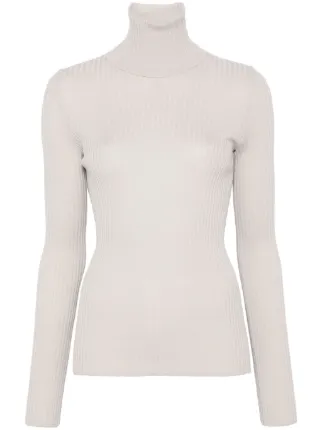 Nude Ribbed Sweater | Neutrals | FARFETCH