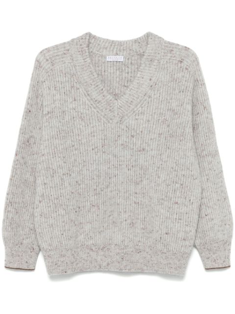 Brunello Cucinelli melange-effect sweater Women