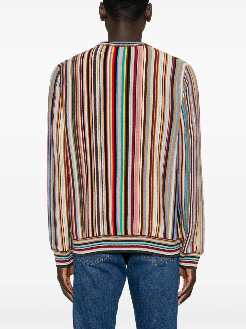 Paul Smith Trui met kenmerkende Web-streep Rood