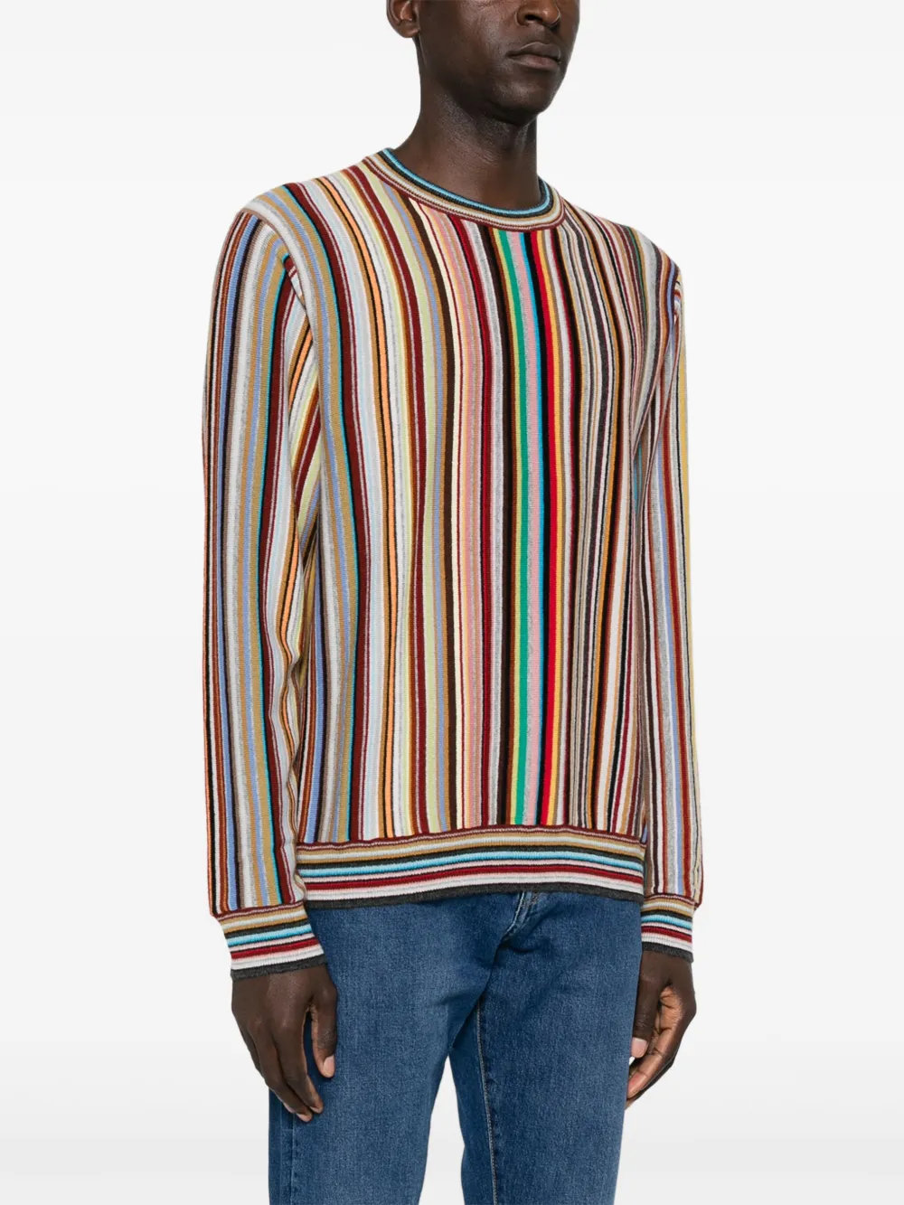Paul Smith Trui met kenmerkende Web-streep Rood