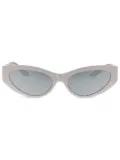 Versace Eyewear oval-frame sunglasses - Grey