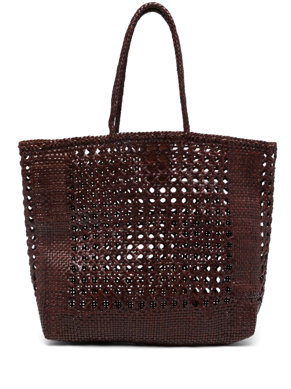 DRAGON DIFFUSION Grace Cannage tote bag - Brown