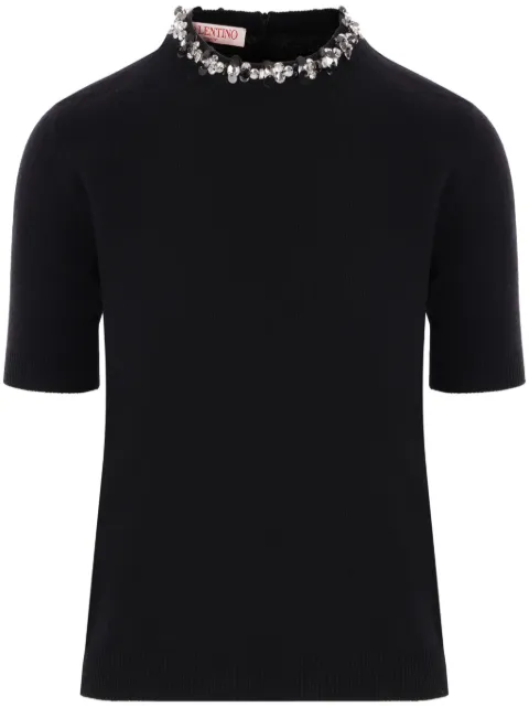 Valentino Garavani gem-embellished sweater