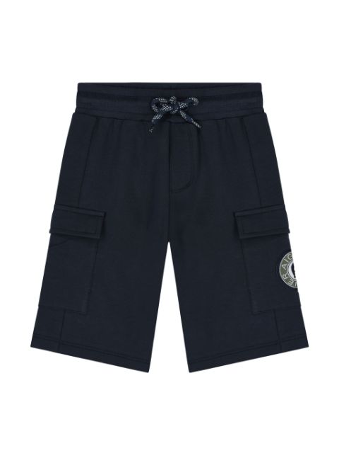 Aigner Kids logo-appliqué shorts 