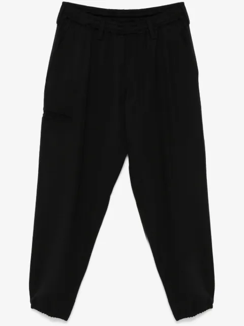 Yohji Yamamoto elasticated wool trousers 
