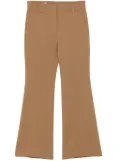 Incotex pressed-crease trousers - Brown