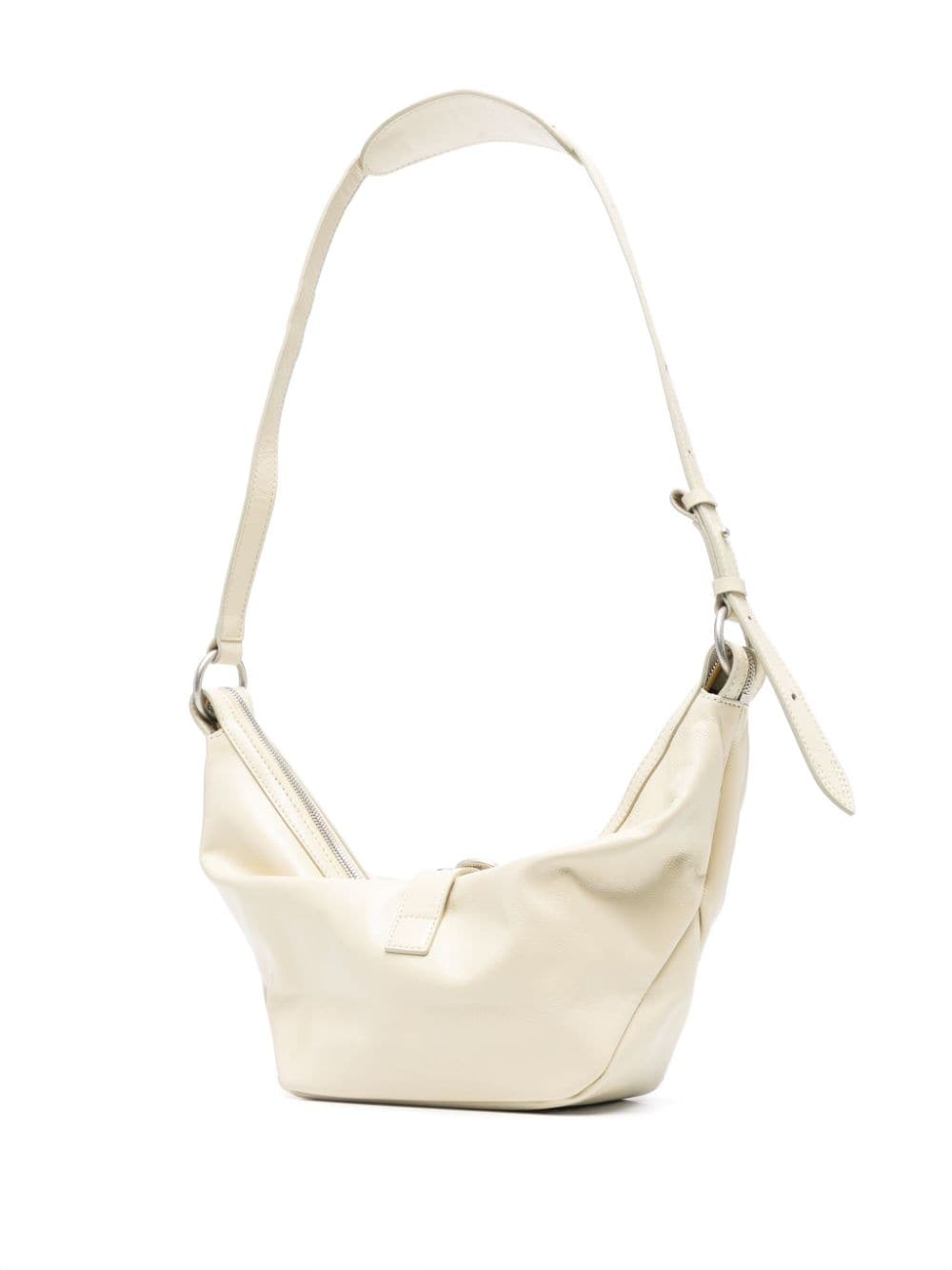 Shop Marge Sherwood Medium Leather Shoulder Bag In Beige