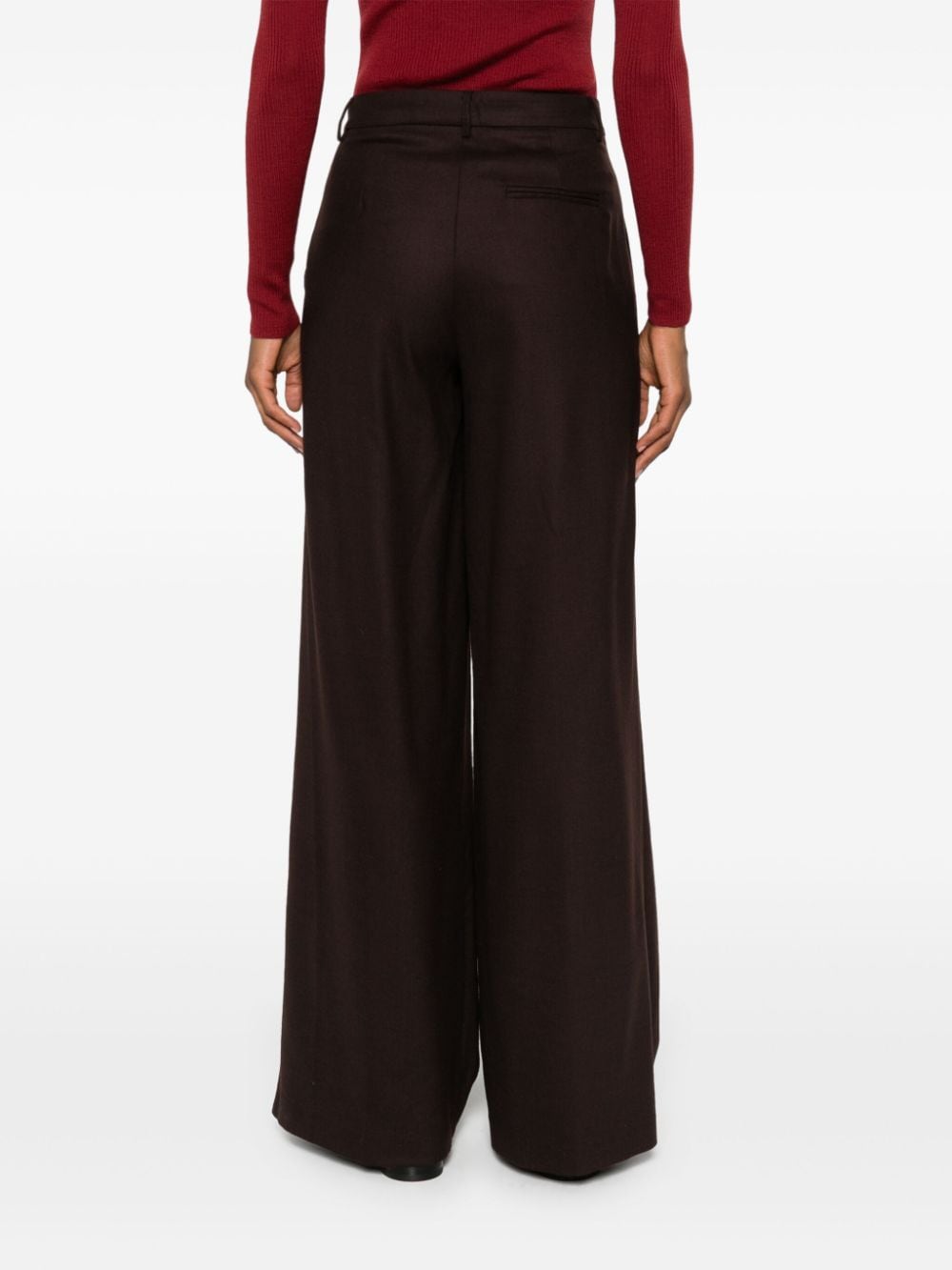 Shop Semicouture Jacob Trousers In Brown