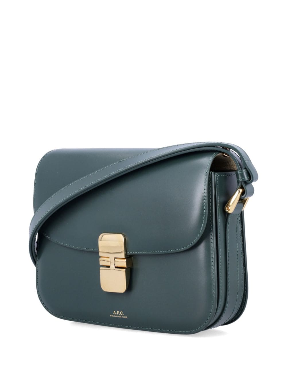 Shop Apc Small Sac Grace Crossbody Bag In Green