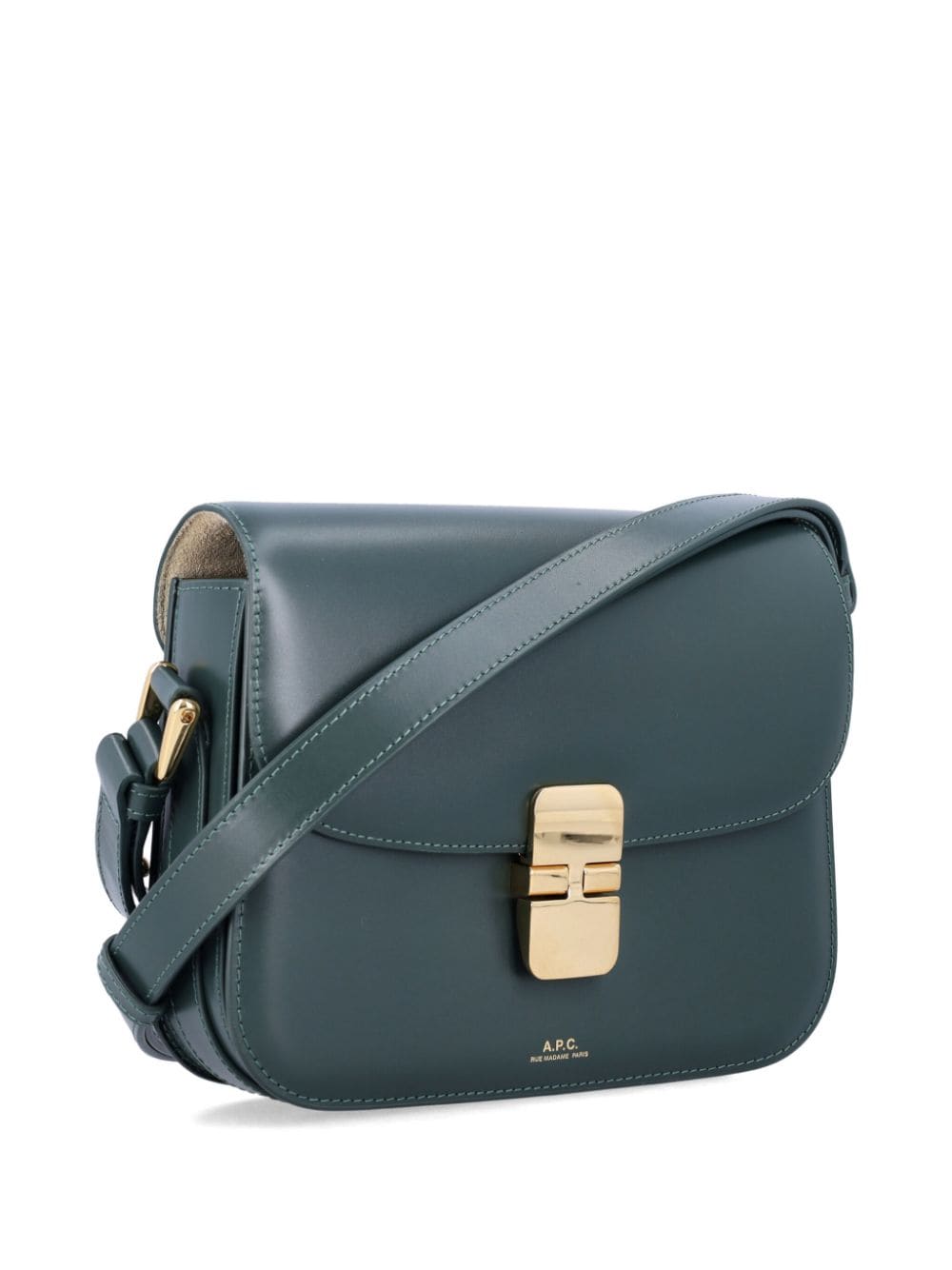 Shop Apc Small Sac Grace Crossbody Bag In Green