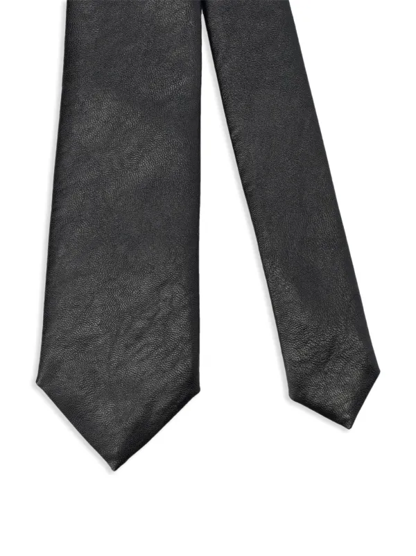 小物 our legacy tie Our Legacy - Tie Black Real Fake Leather
