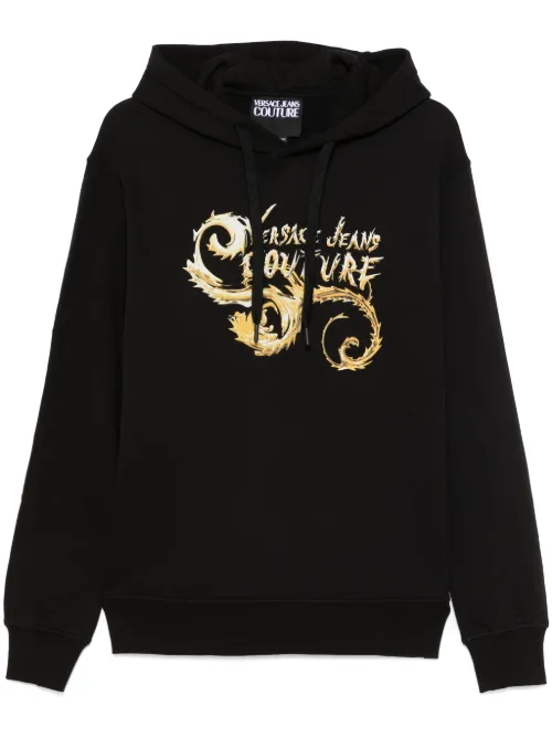 Hoodie à logo imprimé - Versace Jeans Couture - Modalova