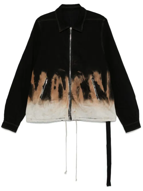 Veste en jean à effet tie dye - Rick Owens DRKSHDW - Modalova