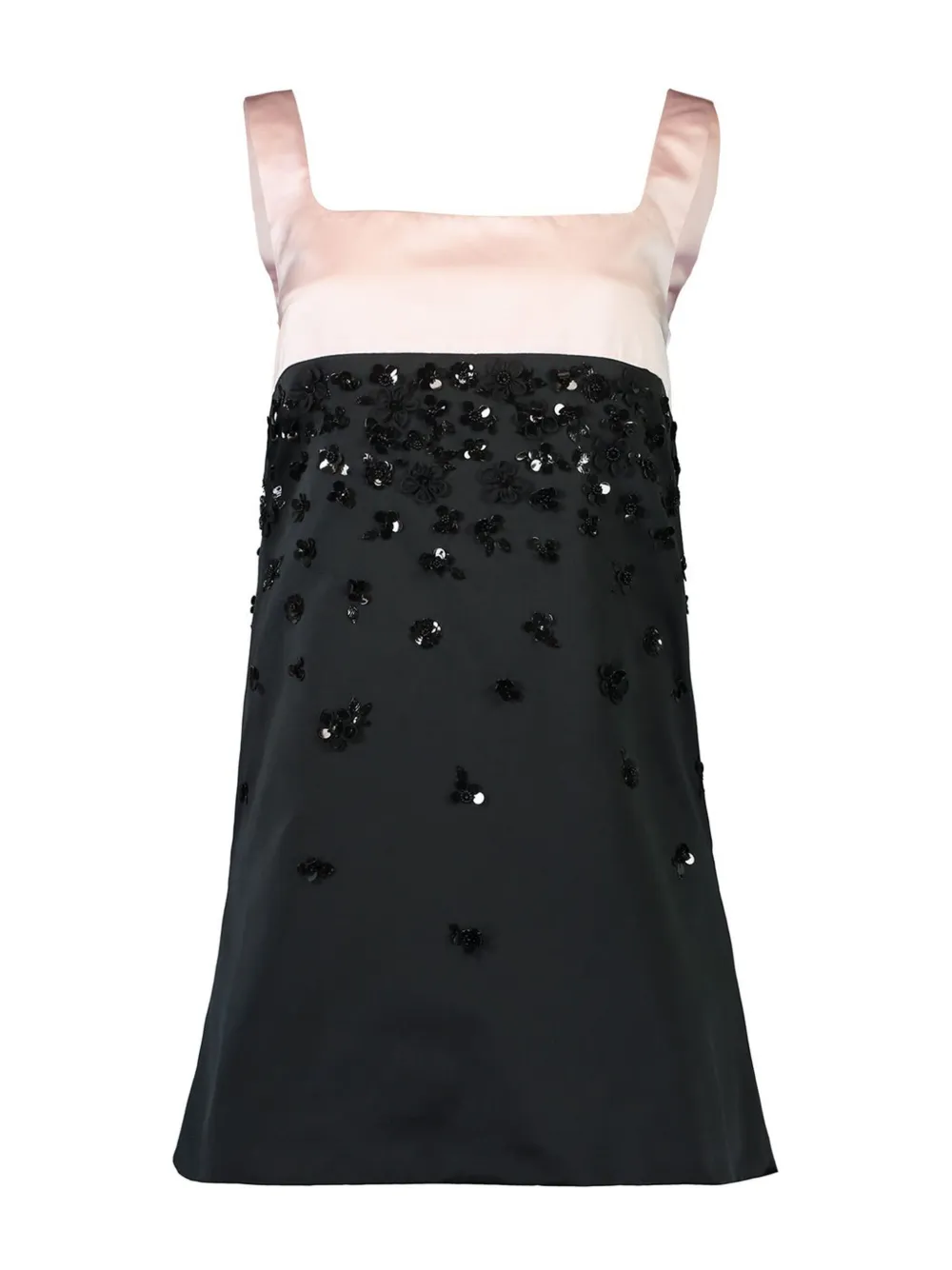 DES PHEMMES SEQUIN-EMBELLISHED MINI DRESS