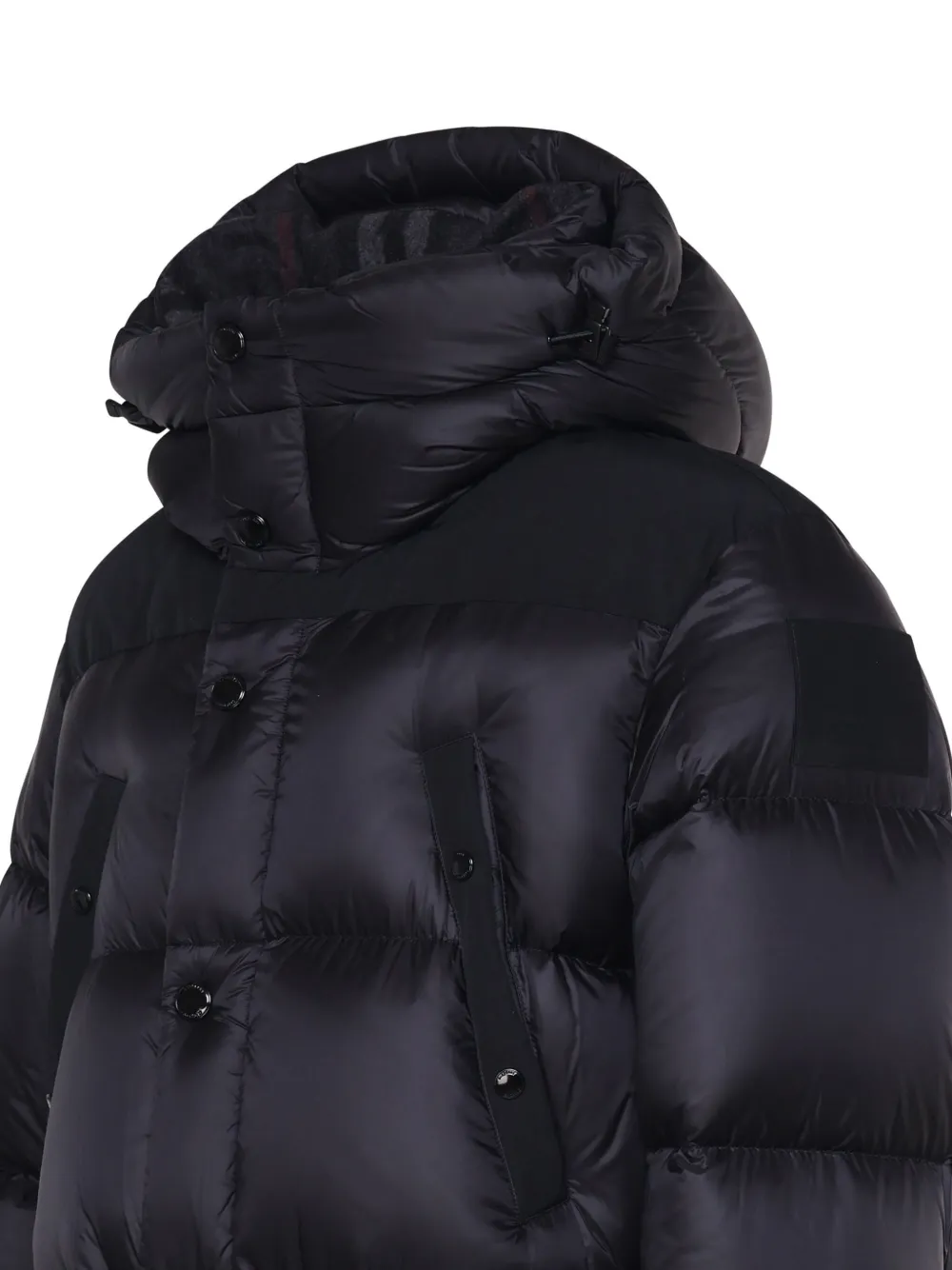 Burberry Jack met capuchon Zwart