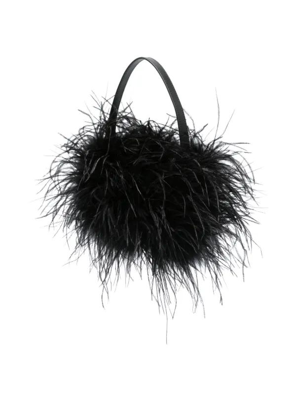 Alexander Wang Heiress Medium Handbag - Feather - Black