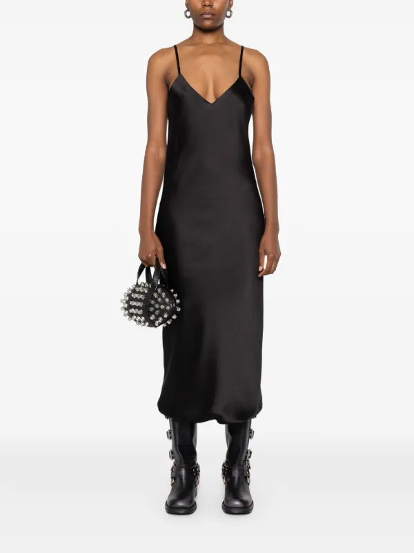 white christmas dresses Fadyen Bias Cut Maxi Dress | Black | Womens main image 0