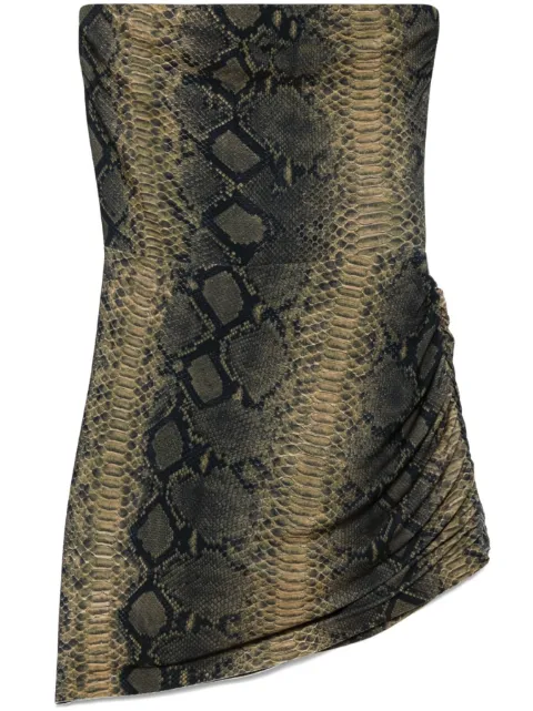 Norma Kamali strapless mini dress
