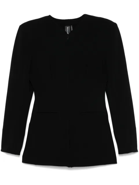Norma Kamali long-sleeve zip-up jacket