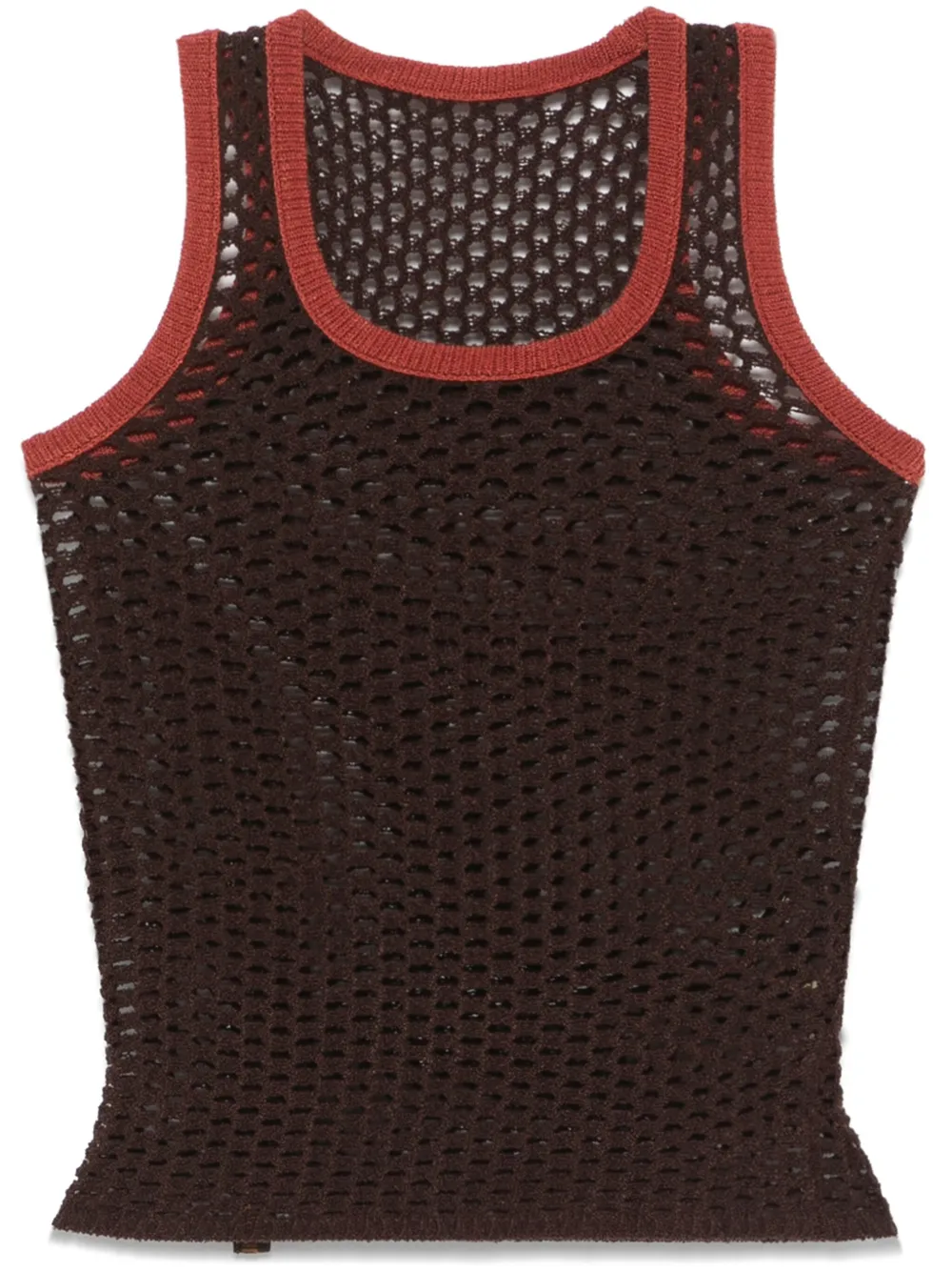 fishnet tank top