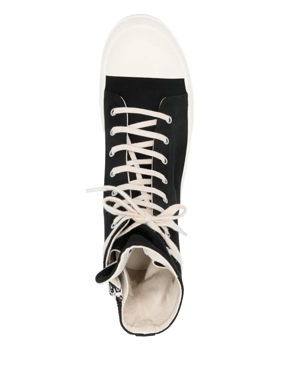 Rick Owens DRKSHDW canvas sneakers Black