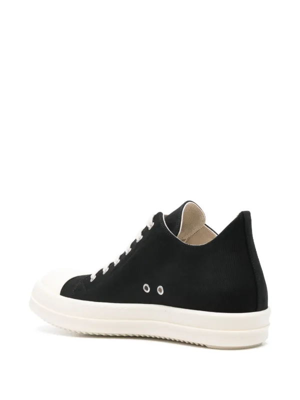 Rick Owens DRKSHDW Canvas Sneakers | Black | FARFETCH SG