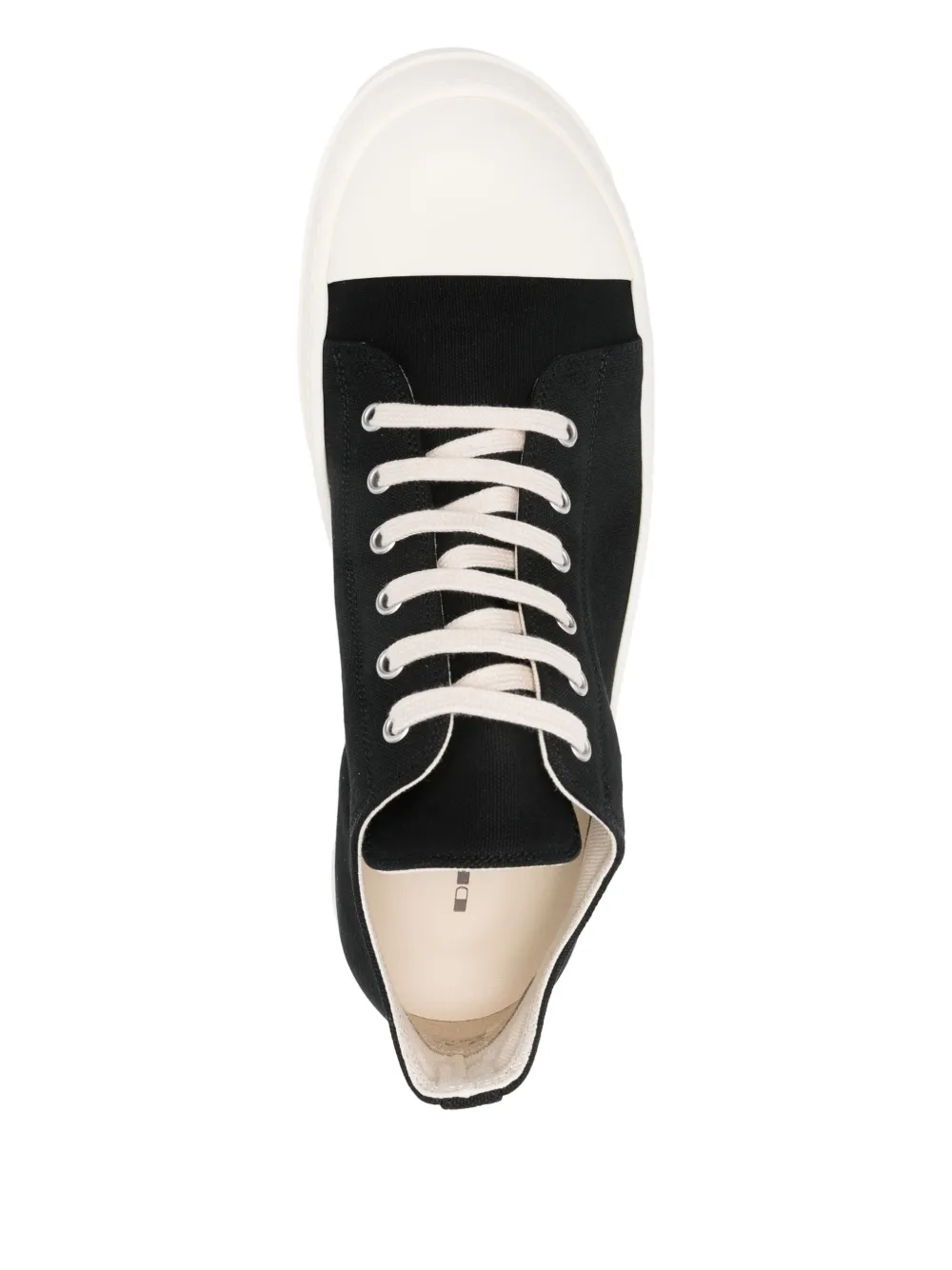 Rick Owens DRKSHDW canvas sneakers Black