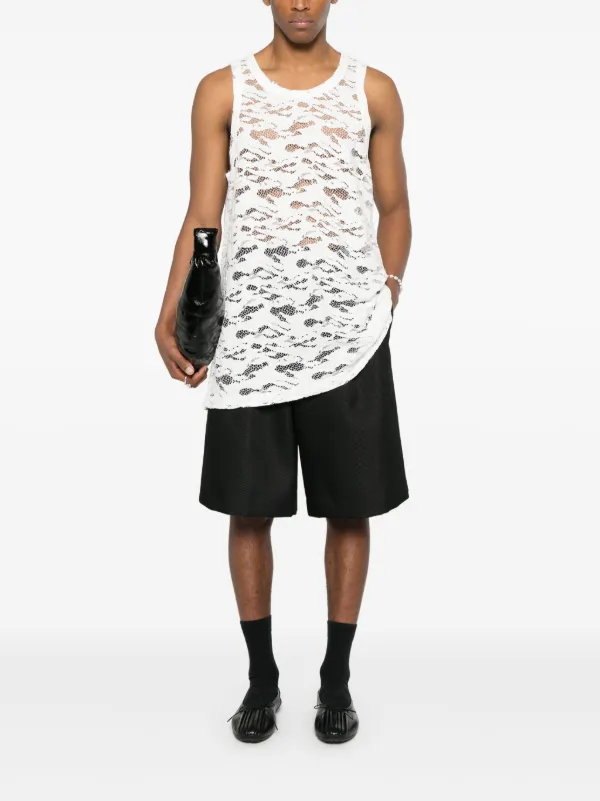 コムデギャルソンオムプリュス24ss タンクトップ COMME des GARCONS HOMME PLUS＞ボタン・ロングタンクトップ