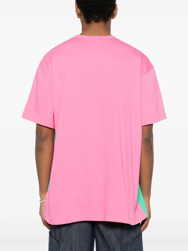 COMME des GARÇONS ピンク Tシャツ M Comme Des Garçons Homme Plus ストライプ Tシャツ | ピンク