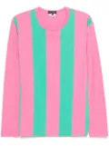 Comme des Garçons Homme Plus striped T-shirt - Pink