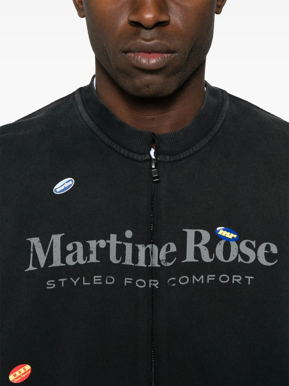 Martine Rose ジップアップ スウェットシャツ | グレー