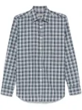 Canali checked shirt - Green
