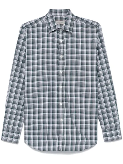 Canali checked shirt 