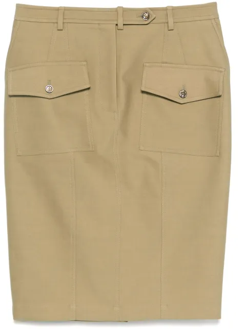 TOM FORD falda midi de sarga
