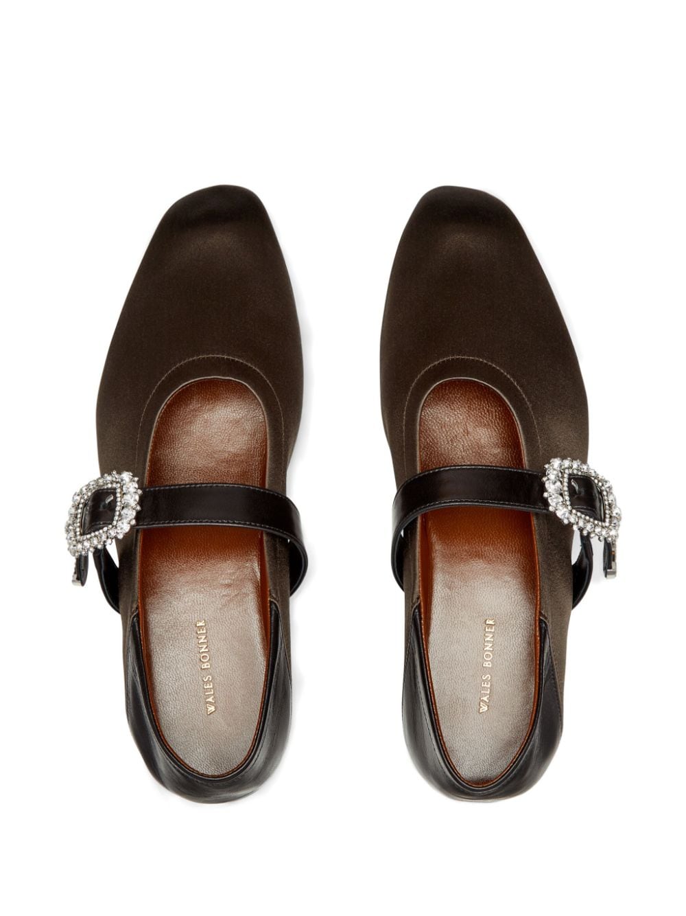 Shop Wales Bonner Glide Ballet Flats In Brown