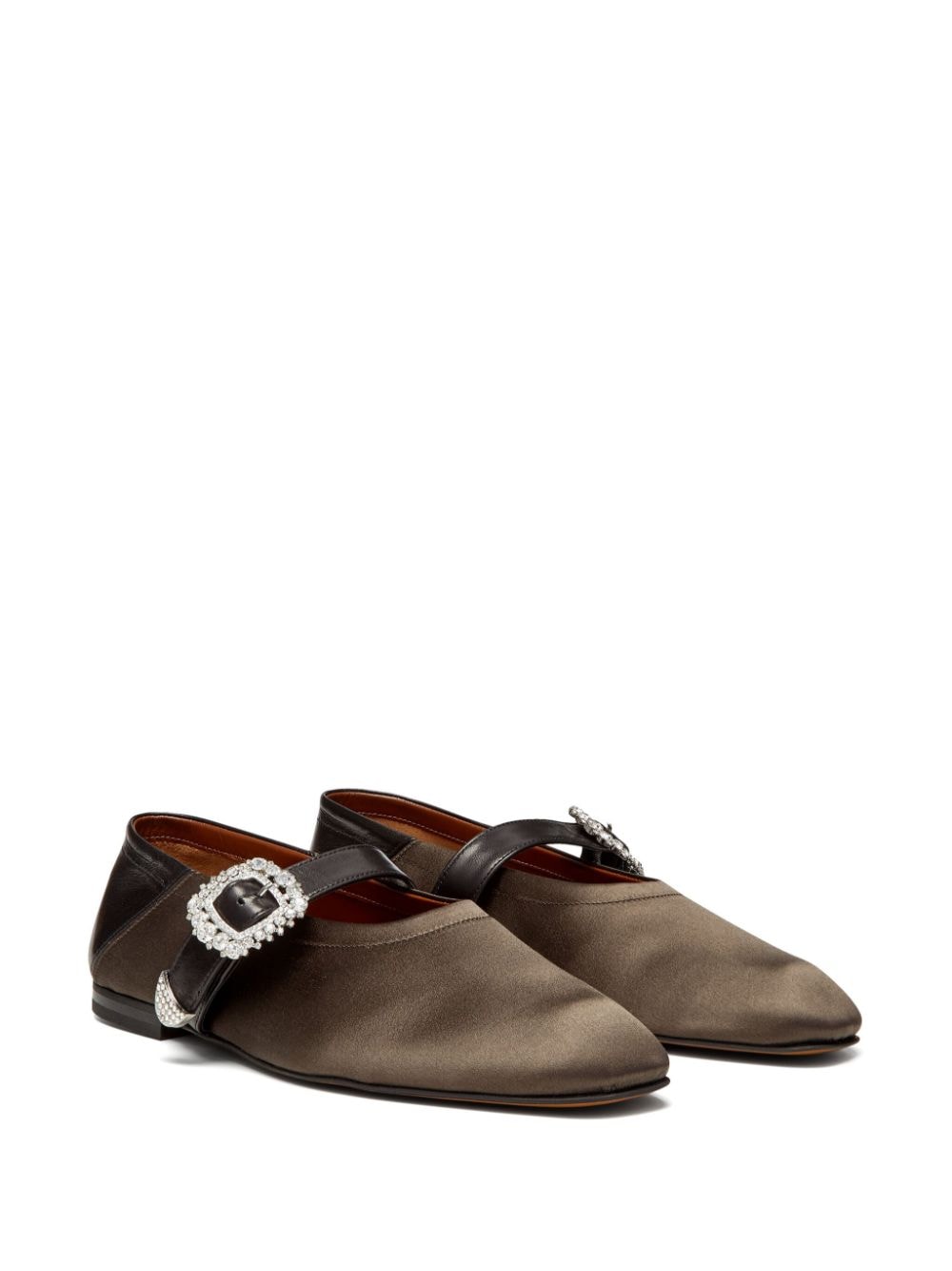 Shop Wales Bonner Glide Ballet Flats In Brown