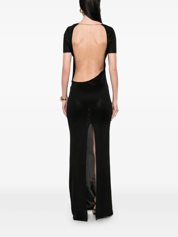 tom ford backless dress Pre-owned Tom Ford Velvet Backless Dress – Sabrina's Closet main image 1